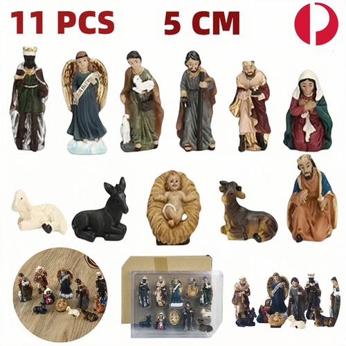 11pcs mini nativity set - 11pcs,
