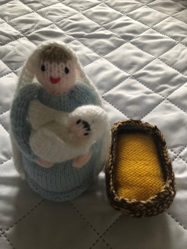 Hand knitted christmas - hand,