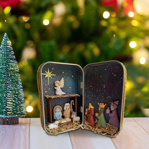 Easy carrying christmas - christmas, crib
