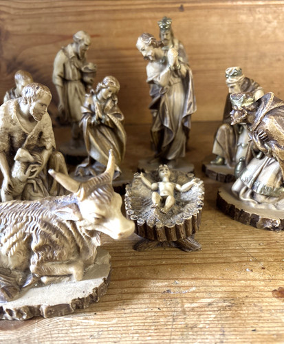 Vintage italian nativity set - italian,