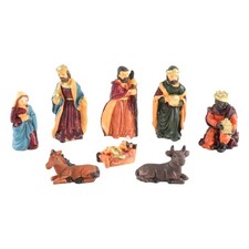 8pcs Nativity Statue Scene Set