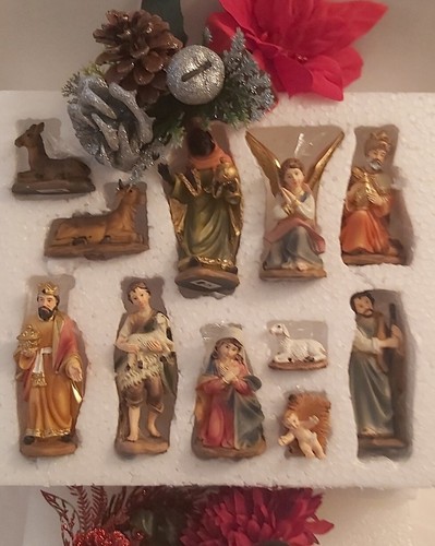 Christmas nativity crib - nativity,